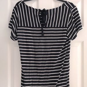 Ellen Tracy Striped Blouse